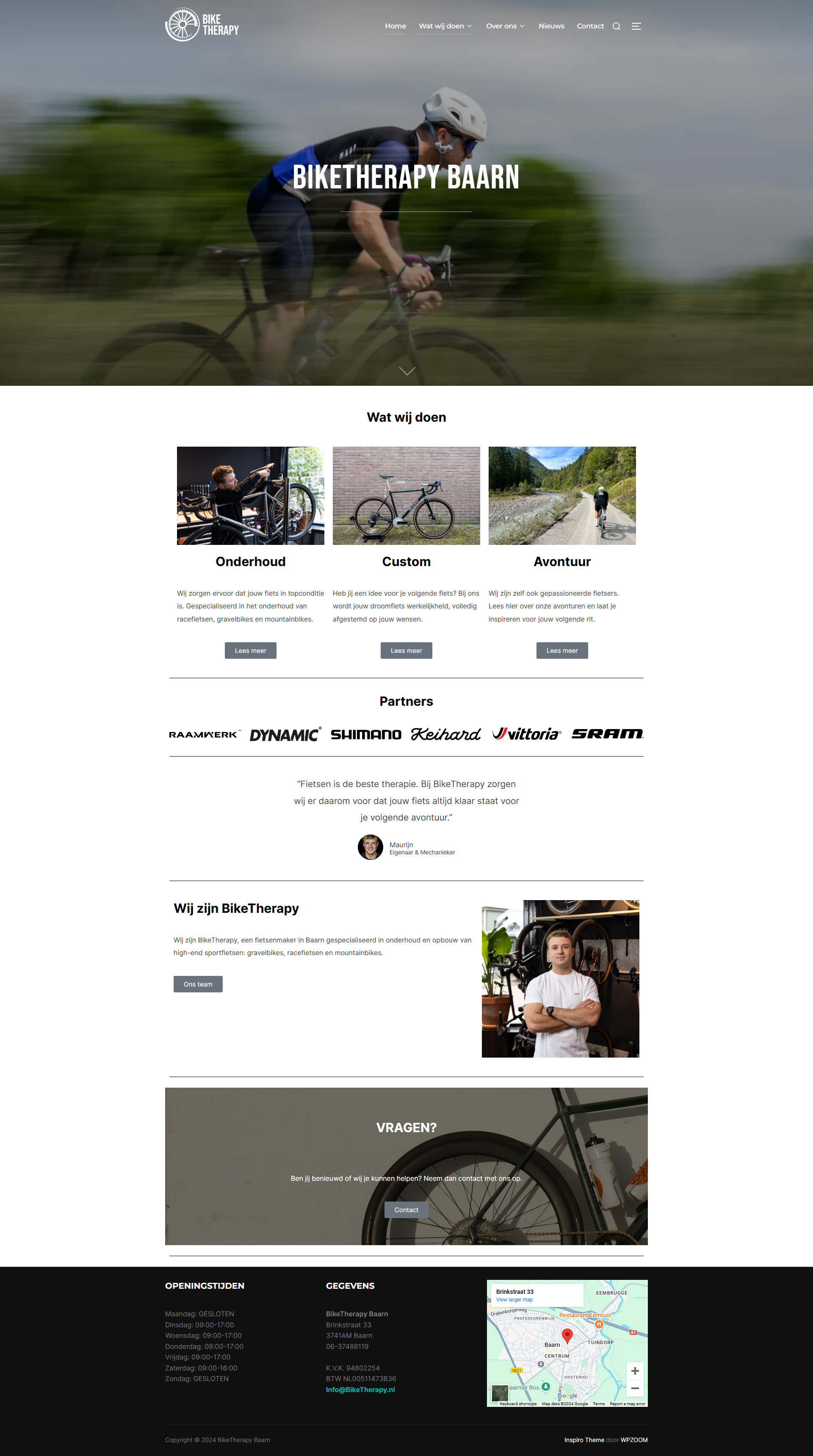 BikeTherapy.nl Website
